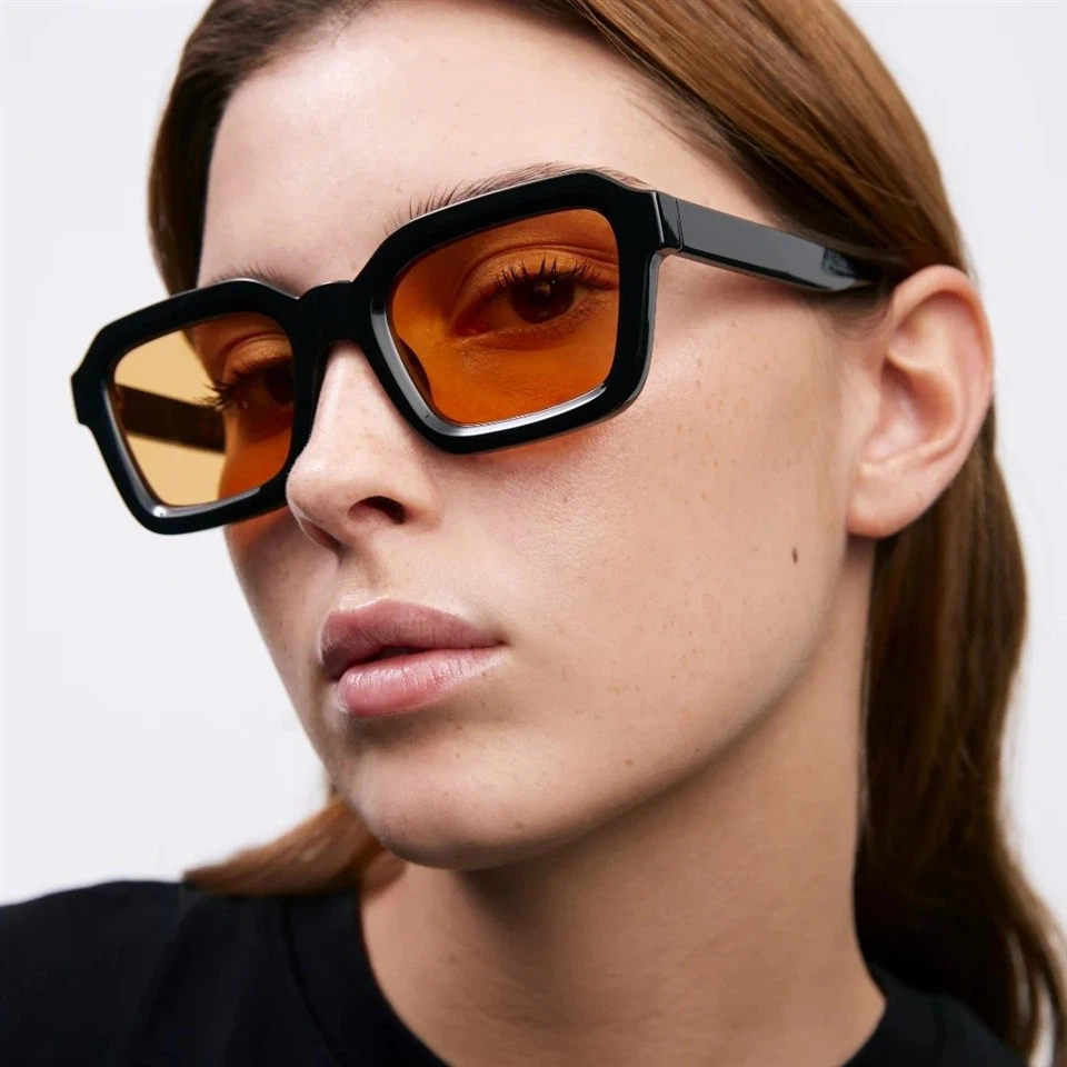 Black Orange Sunglasses